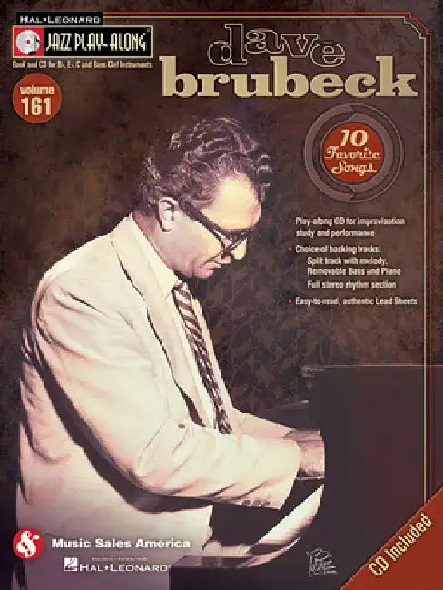 Dave Brubeck: Jazz Play-Along Volume 161 by Dave Brubeck