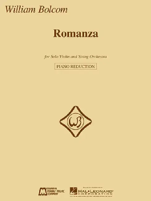 Romanza: Violin and Piano Reduction by William Bolcom