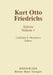 Kurt Otto Friedrichs: Selecta Volume 1 by C. S. Morawetz