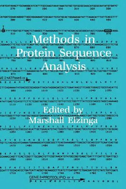 Methods in Protein Sequence Analysis by Marshall Elzinga