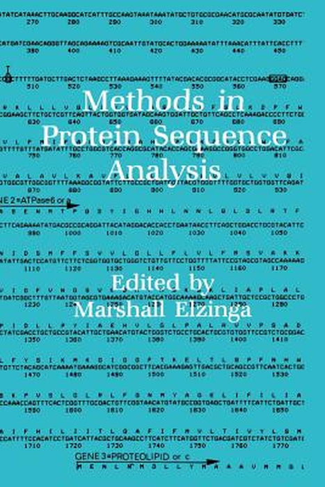 Methods in Protein Sequence Analysis by Marshall Elzinga