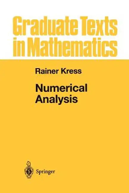 Numerical Analysis by Rainer Kress