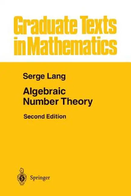 Algebraic Number Theory by Serge Lang