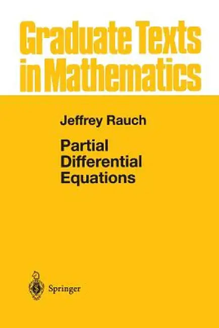 Partial Differential Equations by Jeffrey Rauch