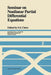 Seminar on Nonlinear Partial Differential Equations by S. S. Chern