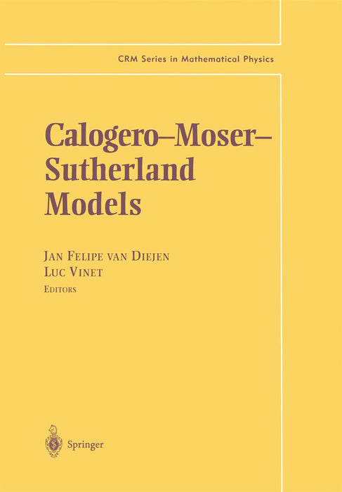 Calogero--Moser-- Sutherland Models by Jan F. Van Diejen