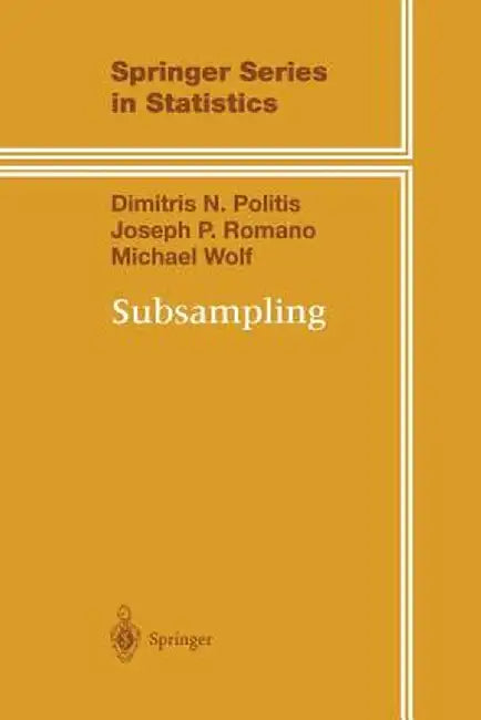 Subsampling by Dimitris N. Politis