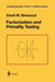 Factorization and Primality Testing by David M. Bressoud
