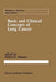 Basic and Clinical Concepts of Lung Cancer by Heine H. Hansen