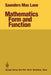 Mathematics Form and Function by Saunders Maclane