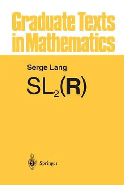 Sl2(r) by S. Lang
