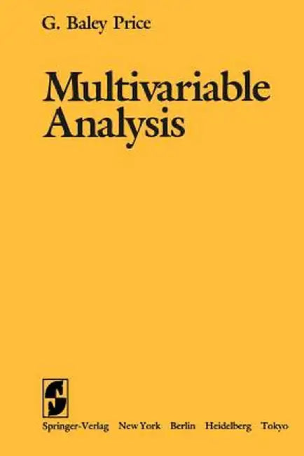 Multivariable Analysis by Griffith B. Price