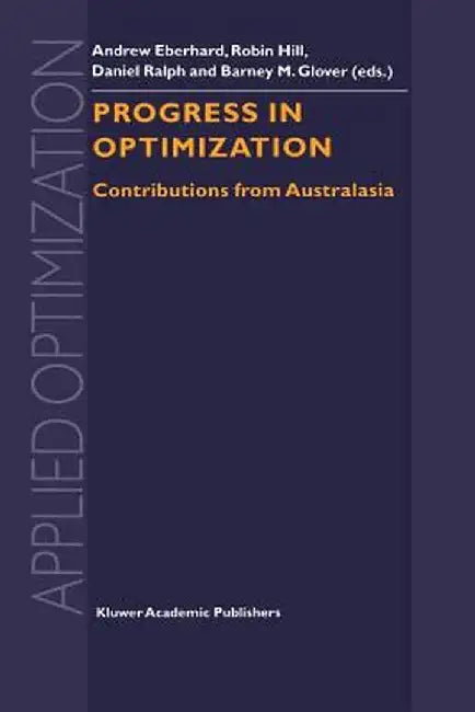 Progress in Optimization: Contributions from Australasia by Andrew Eberhard