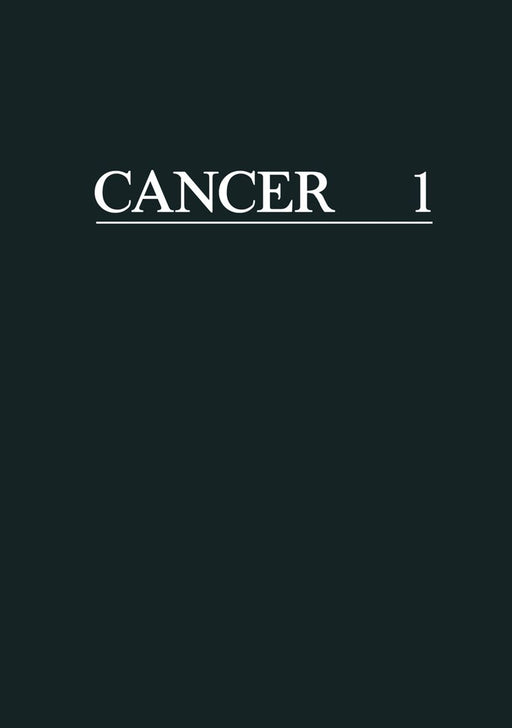 Cancer. a Comprehensive Treatise: Volume 1. Etiology: Chemical and Physical Carcinogenesis by Frederick Becker