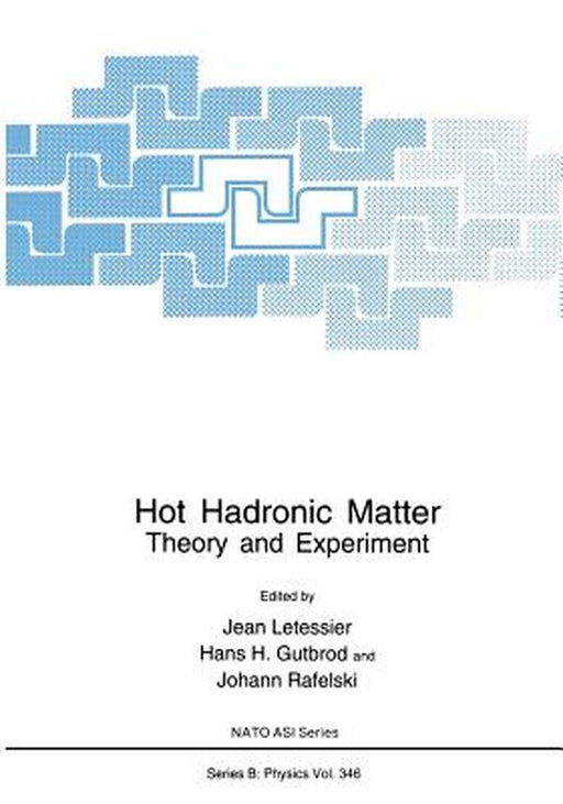 Hot Hadronic Matter: Theory and Experiment by Jean Letessier