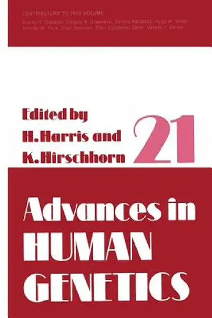 Advances in Human Genetics 21 by Harry Harris