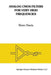 Analog CMOS Filters for Very High Frequencies by Bram Nauta