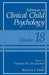 Advances in Clinical Child Psychology: Volume 18 by Thomas H. Ollendick