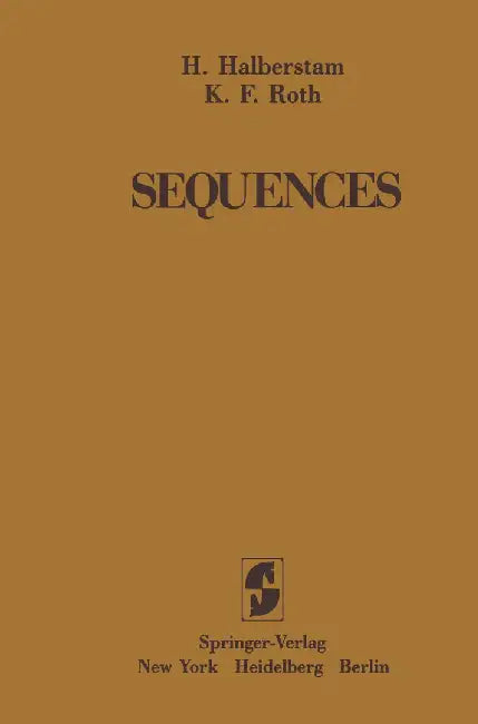 Sequences by H. Halberstam