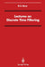 Lectures on Discrete Time Filtering by B. G. Williams