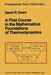 A First Course in the Mathematical Foundations of Thermodynamics by D. R. Owen