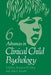 Advances in Clinical Child Psychology by Benjamin Lahey