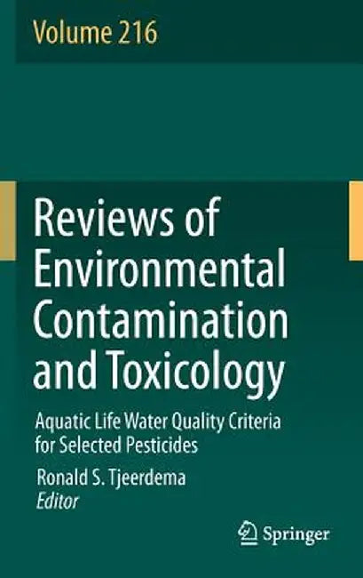 Aquatic Life Water Quality Criteria for Selected Pesticides by Ronald S. Tjeerdema