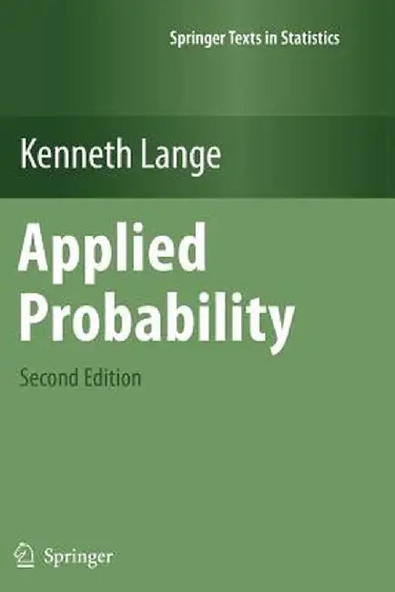 Applied Probability by Kenneth Lange