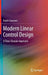 Modern Linear Control Design: A Time-Domain Approach by Paolo Caravani