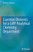 Essential Elements for a GMP Analytical Chemistry Department by Thomas Catalano
