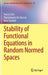 Stability of Functional Equations in Random Normed Spaces by Yeol Je Cho