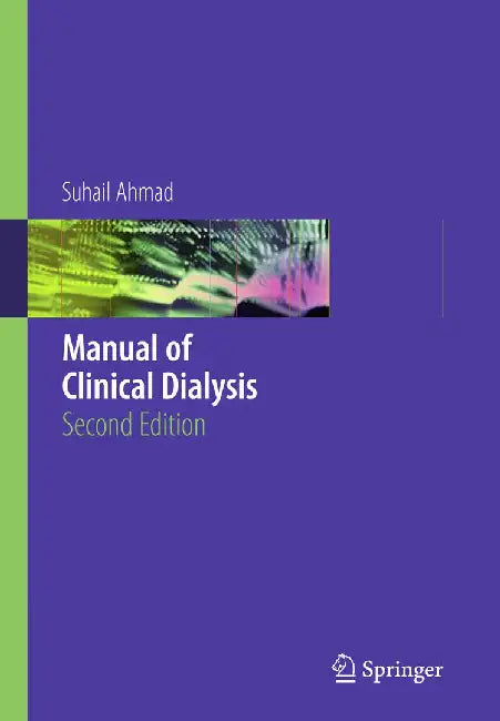 Manual of Clinical Dialysis by Suhail Ahmad