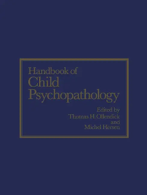 Handbook of Child Psychopathology by Michel Hersen