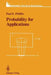 Probability for Applications by Paul E. Pfeiffer