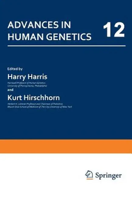 Advances in Human Genetics: 12 by Harry Harris