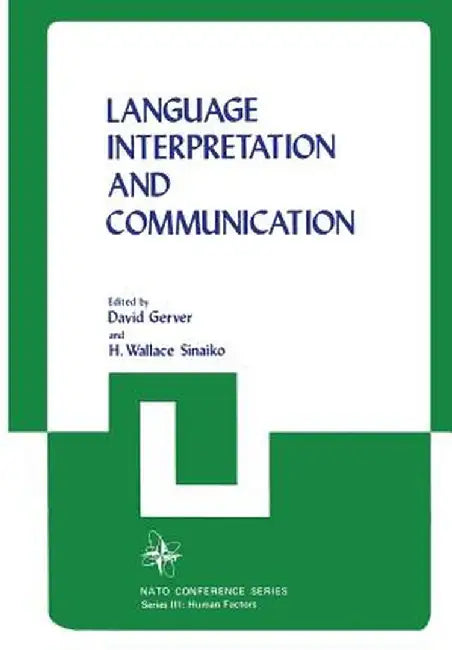 Language Interpretation and Communication by D. Gerver