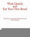 Work Quietly and Eat Your Own Bread: 42 Bible Verse and Inspirational Word Puzzles to Keep You from Being Idle by Jamie L. Sawyers