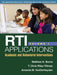 Rti Applications, Volume 1: Academic and Behavioral Interventions Volume 1 by Matthew K. Burns