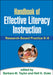 Handbook of Effective Literacy Instruction: Research-Based Practice K-8 by Barbara M. Taylor