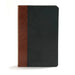 CSB Rainbow Study Bible, Black/Tan Leathertouch by Csb Bibles by Holman