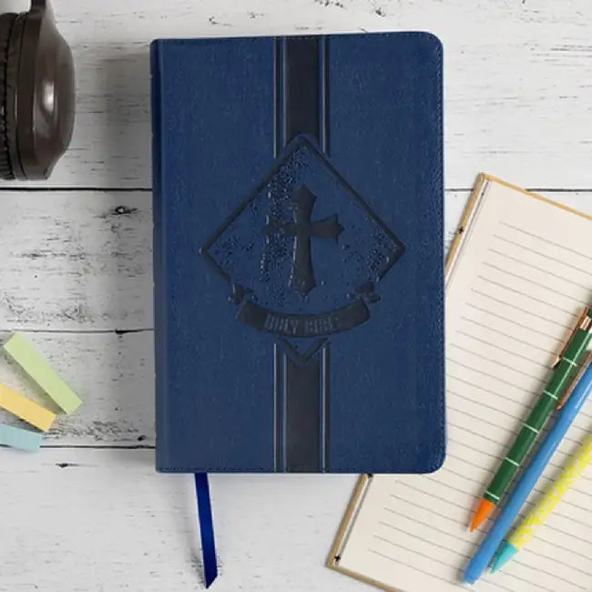 KJV Kids Bible, Royal Blue Leathertouch by Holman Bible Staff