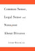 Common Sense, Legal Sense and Nonsense About Divorce by Lenard Marlow
