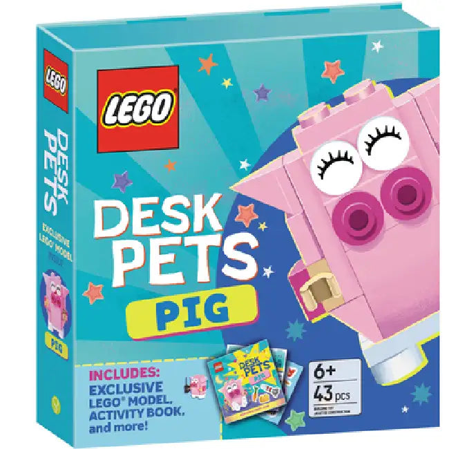 Lego(r) Books. Desk Pets: Pig by Ameet Sp Z O O