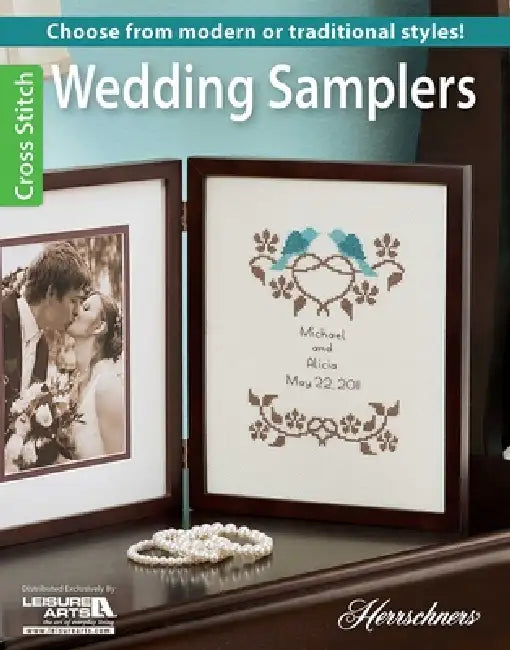 Wedding Samplers--Choose from Modern or Traditional Style! by Leisure Arts