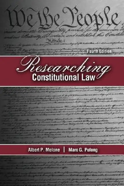 Researching Constitutional Law by Melone Albert P., Pufong Marc G.