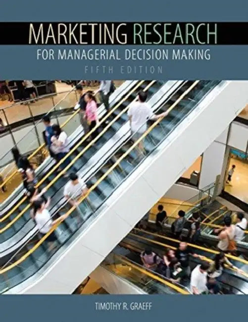 Marketing Research for Managerial Decision Making by Friedrich Behn