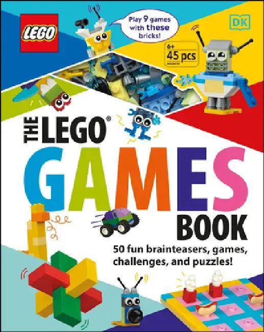 The Lego Games Book: 50 Fun Challenges, Brainteasers, Puzzles and Games by DK