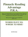 Pinnacle Reading Advantage PRA by Scott R. G.