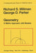 Geometry: A Metric Approach with Models by R. S. Millman