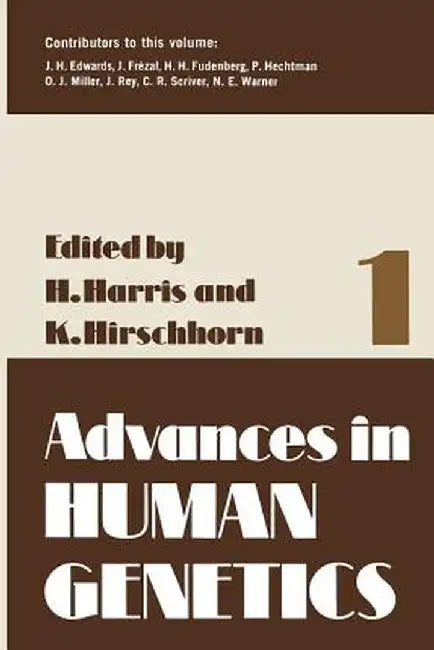 Advances in Human Genetics 1 by Harry Harris